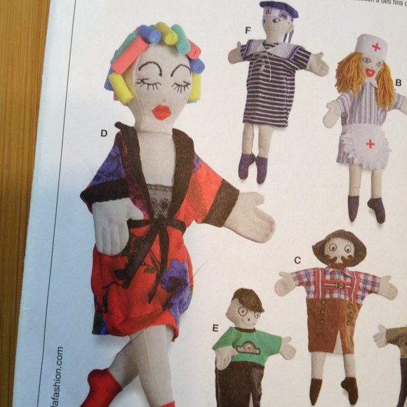 Burda Creative Handpuppet Sewing Pattern #7826 - Picture 4 of 7